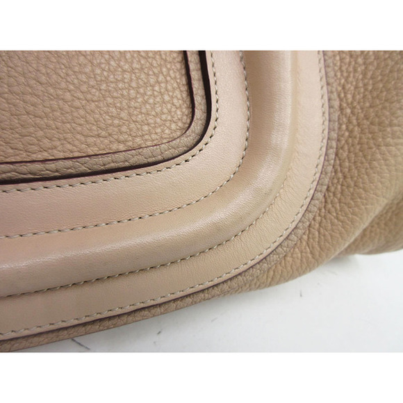 Chloe bag Crossbody beige leather - Picture 8 of 11